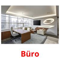 Büro picture flashcards