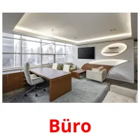 Büro picture flashcards