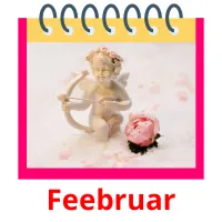 Feebruar picture flashcards