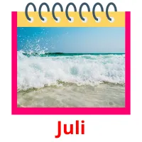 Juli picture flashcards