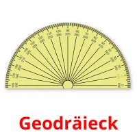 Geodräieck picture flashcards