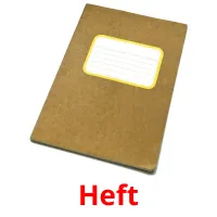 Heft picture flashcards