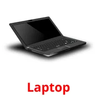 Laptop picture flashcards