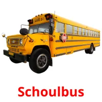 Schoulbus picture flashcards