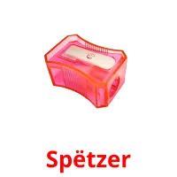 Spëtzer picture flashcards