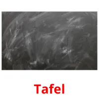 Tafel picture flashcards