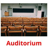Auditorium billedkort for børn med billeder