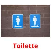 Toilette billedkort for børn med billeder