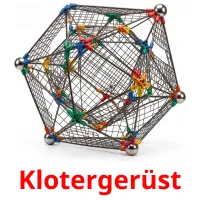 Klotergerüst Tarjetas didacticas