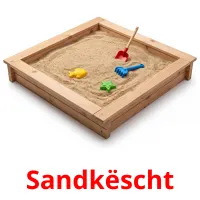 Sandkëscht Tarjetas didacticas
