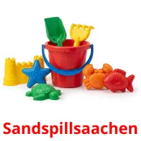 Sandspillsaachen Tarjetas didacticas