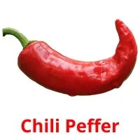 Chili Peffer Tarjetas didacticas