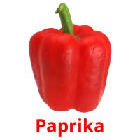 Paprika picture flashcards