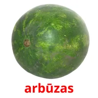 arbūzas Tarjetas didacticas