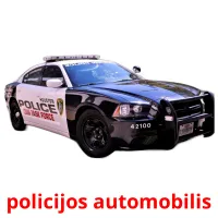 policijos automobilis cartões com imagens