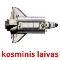 kosminis laivas Bildkarteikarten