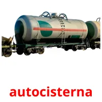 autocisterna cartões com imagens