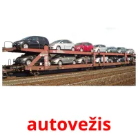 autovežis cartões com imagens