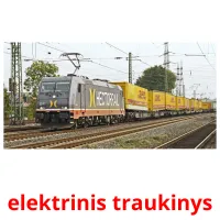 elektrinis traukinys cartões com imagens