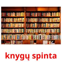 knygų spinta picture flashcards
