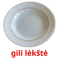 gili lėkštė cartões com imagens