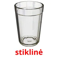 stiklinė cartões com imagens