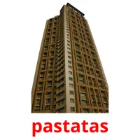 pastatas cartões com imagens