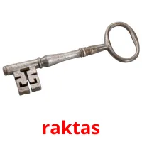 raktas cartões com imagens