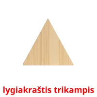 lygiakraštis trikampis карточки энциклопедических знаний