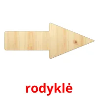 rodyklė cartões com imagens