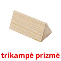 trikampė prizmė Tarjetas didacticas