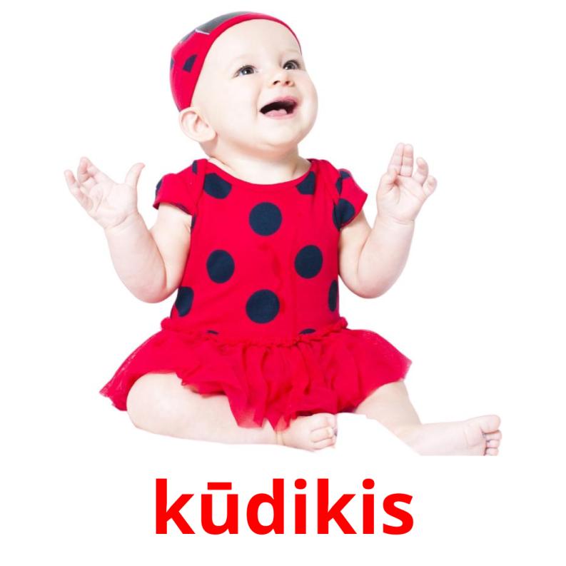 kūdikis picture flashcards