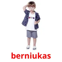 berniukas cartões com imagens