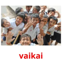 vaikai cartões com imagens