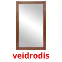 veidrodis flashcards illustrate