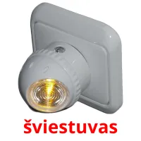 šviestuvas cartões com imagens