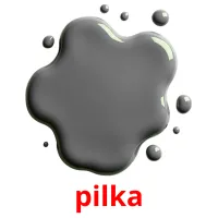 pilka flashcards illustrate