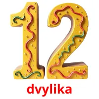 dvylika cartões com imagens