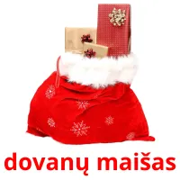 dovanų maišas cartões com imagens