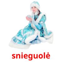 snieguolė card for translate