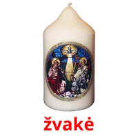 žvakė cartões com imagens