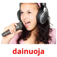 dainuoja cartões com imagens