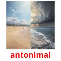 antonimai picture flashcards