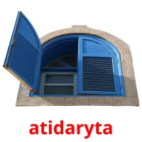 atidaryta picture flashcards