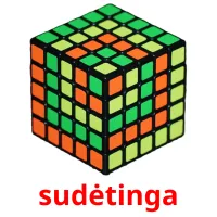 sudėtinga picture flashcards