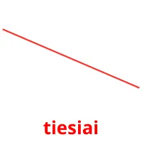 tiesiai picture flashcards