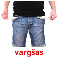 vargšas picture flashcards