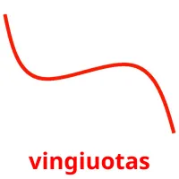 vingiuotas picture flashcards