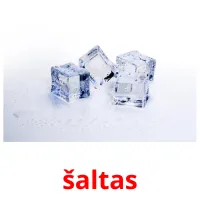 šaltas picture flashcards