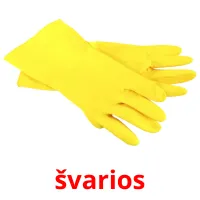 švarios picture flashcards